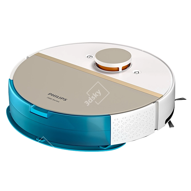 Philips HomeRun 7000 Robot Vacuum 3D model image 2