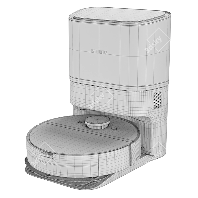 Philips HomeRun 7000 Robot Vacuum 3D model image 5