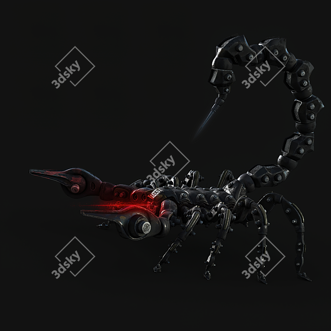 Scorpion Robot Model 3D model image 6