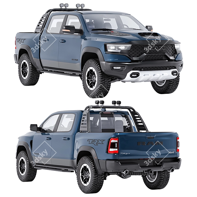 Dodge Ram 1500 TRX 3D Model 3D model image 1