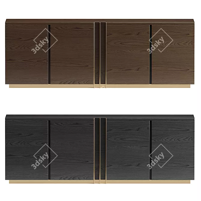 Modern Chic D'Arc Sideboard 3D model image 2