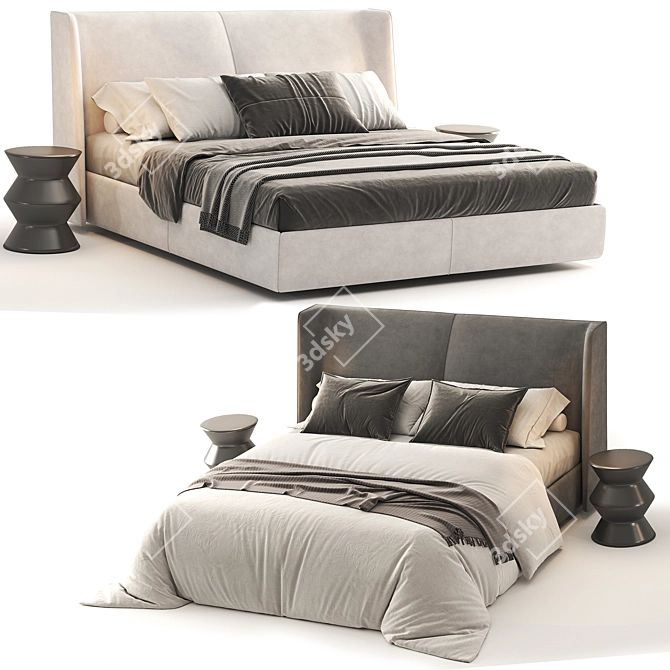 ECHO Bed by Domkapa, 3D Model 3D model image 2