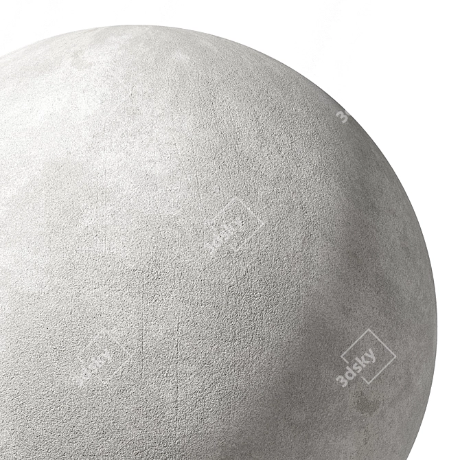 Seamless Plaster Material Texture Pack 3D model image 6