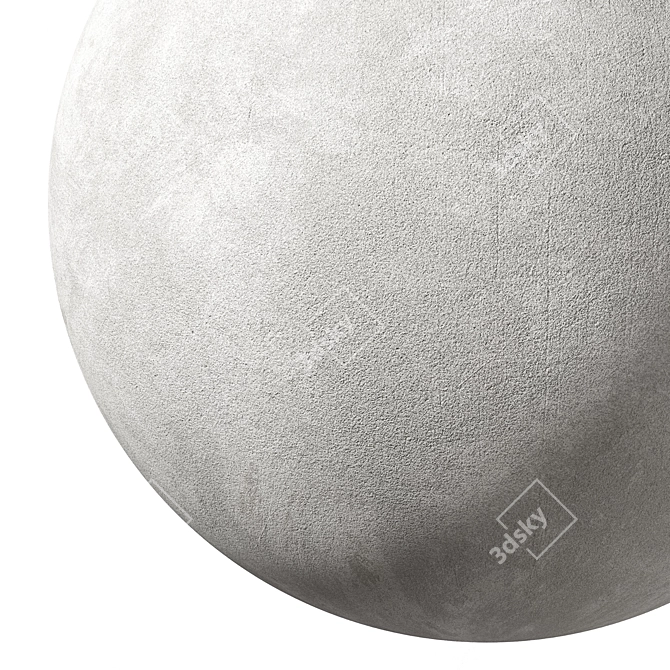 Seamless Plaster Material Texture Pack 3D model image 7