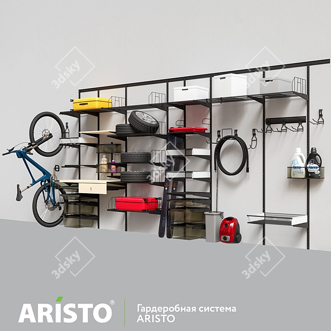 Aristo Garage Storage System 3D model image 1