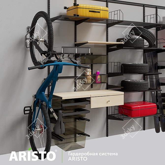 Aristo Garage Storage System 3D model image 5