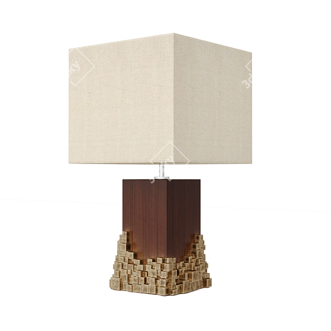 Elegant Jallu Ruth Table Lamp 3D model image 2