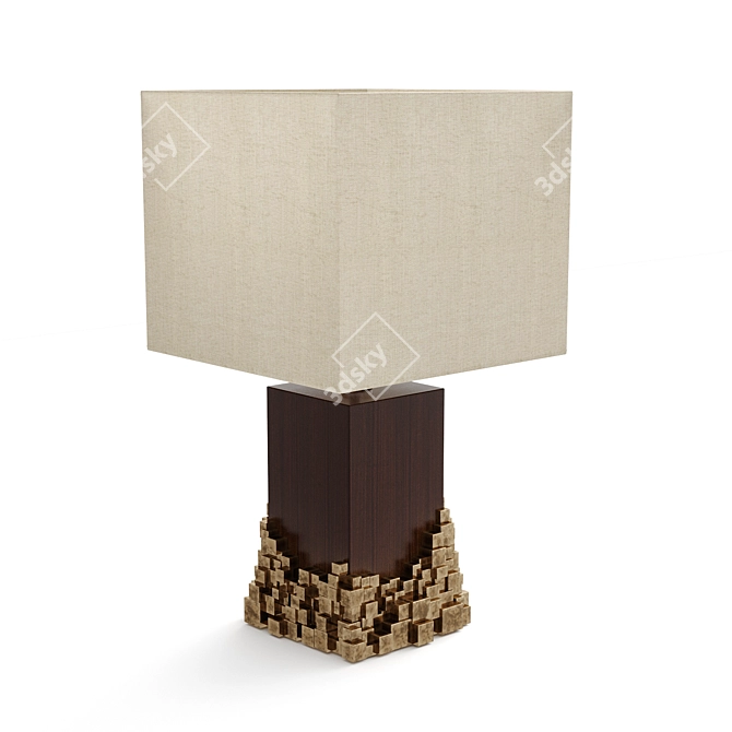 Elegant Jallu Ruth Table Lamp 3D model image 3