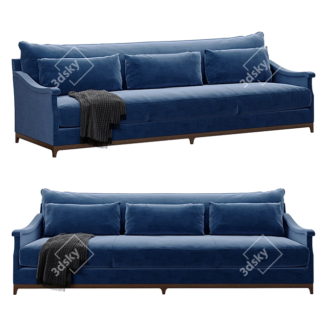 European Tradition Custom Sofa Premier 3D model image 1