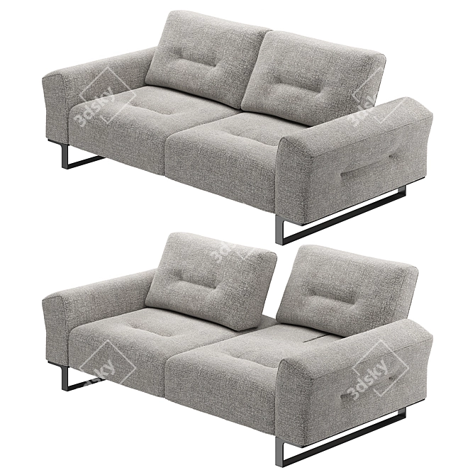 Italian Galileo Sofa by Italia Lounge 3D model image 1