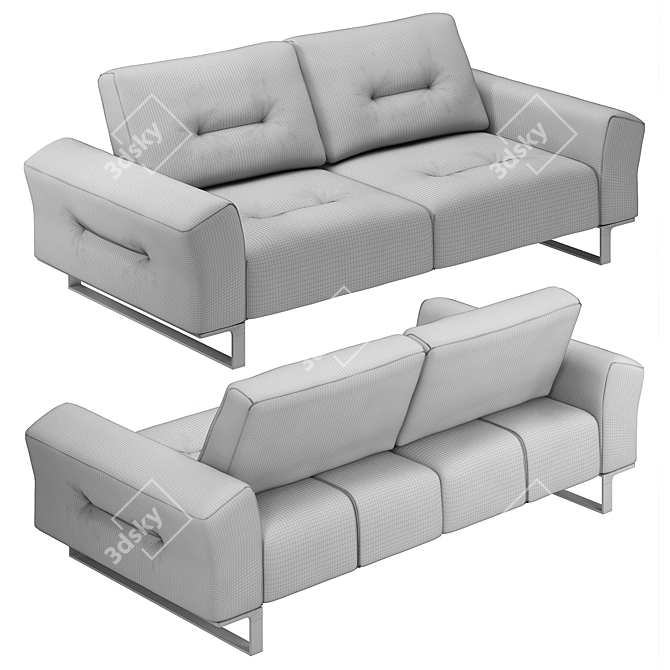 Italian Galileo Sofa by Italia Lounge 3D model image 6