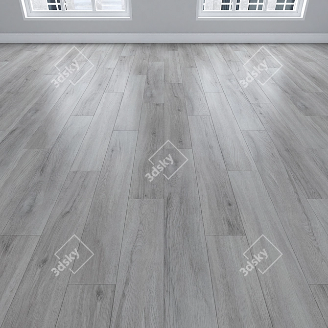 Oak Parquet - Three Designs 3D model image 2