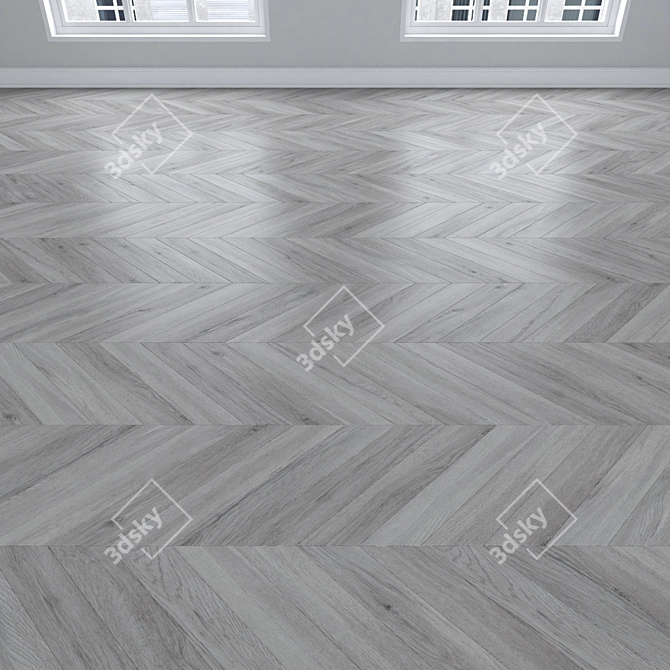 Oak Parquet - Three Designs 3D model image 4