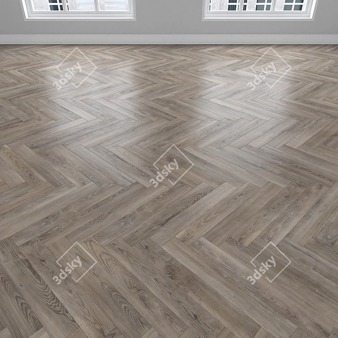 Oak Parquet Set - 3 Styles 3D model image 3