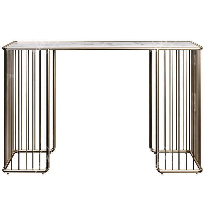 Luxury Marina Console Table 3D model image 1