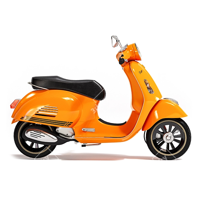 Sleek Vespa 6 3D Model 3D model image 3