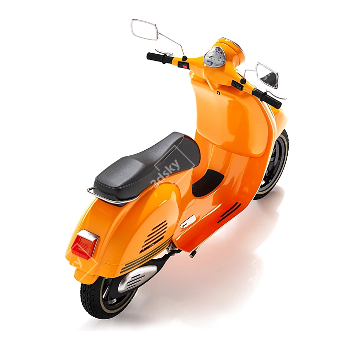 Sleek Vespa 6 3D Model 3D model image 5