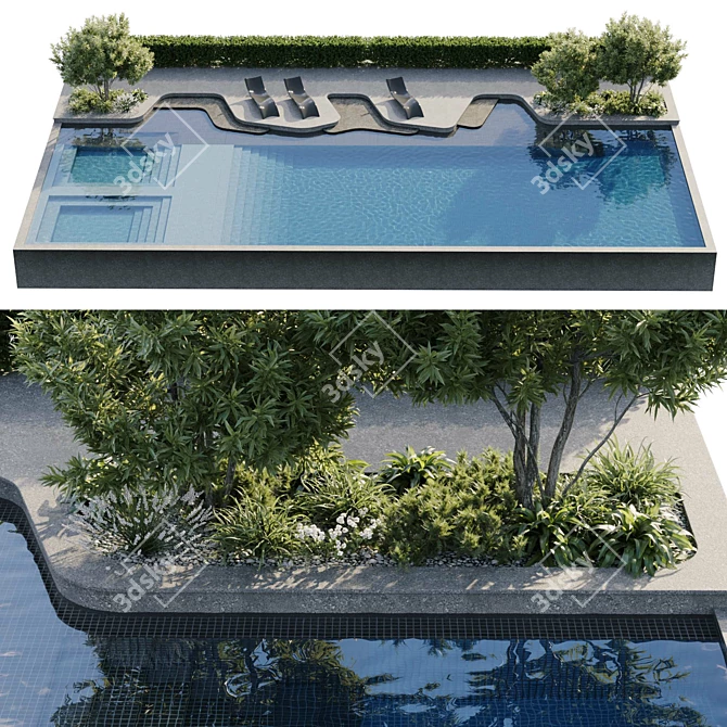 Above-Ground Pool 3D Model 3D model image 3