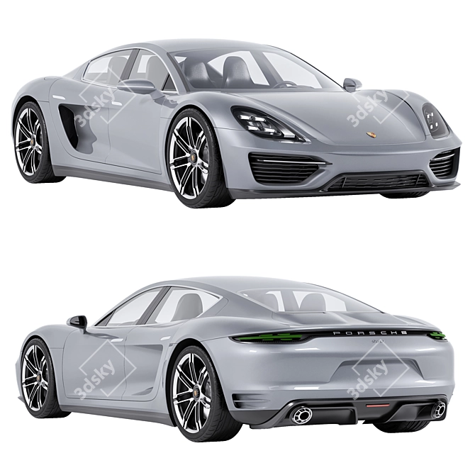 Porsche 960 Vision Turismo Asset 3D model image 1