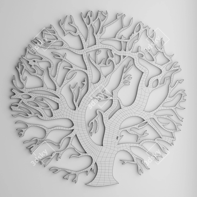 Tree of Life Decorative Panel 3D model image 4