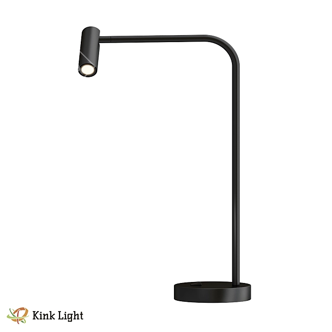 Aleri Loft Table Lamp Black 3D model image 1