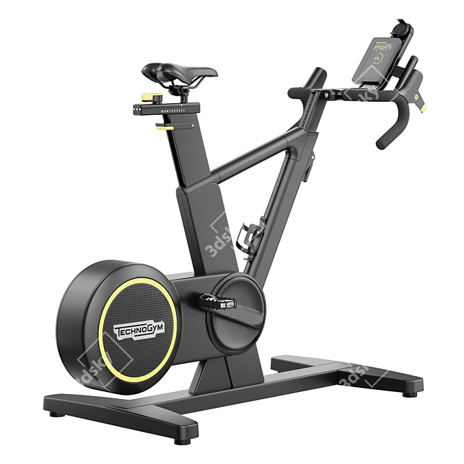 Technogym High-Res Texture Bike 3D model image 1