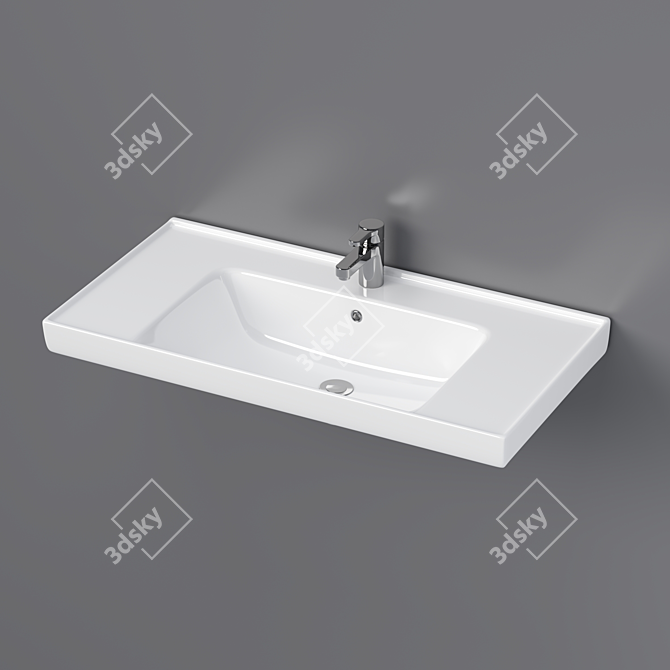 Grace Sink in 3 Sizes 3D model image 6