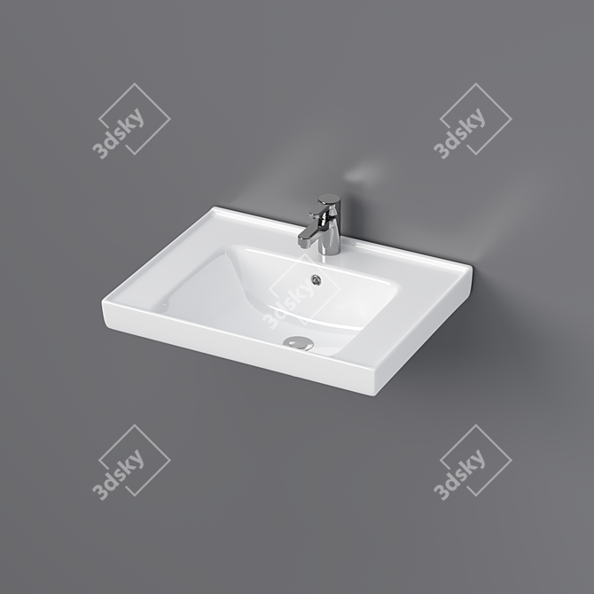 Grace Sink in 3 Sizes 3D model image 7