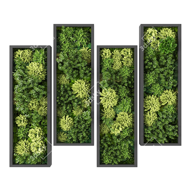 Versatile Vertical Garden Kit 3D model image 1