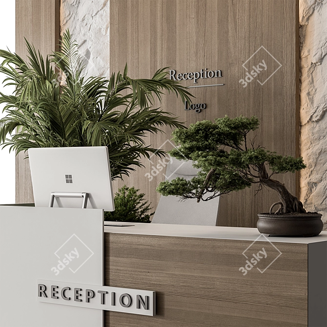 Welcome Desk - Executive Elegance 3D model image 5