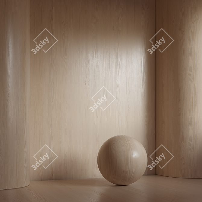 Seamless Wood Material Bundle 3D model image 2