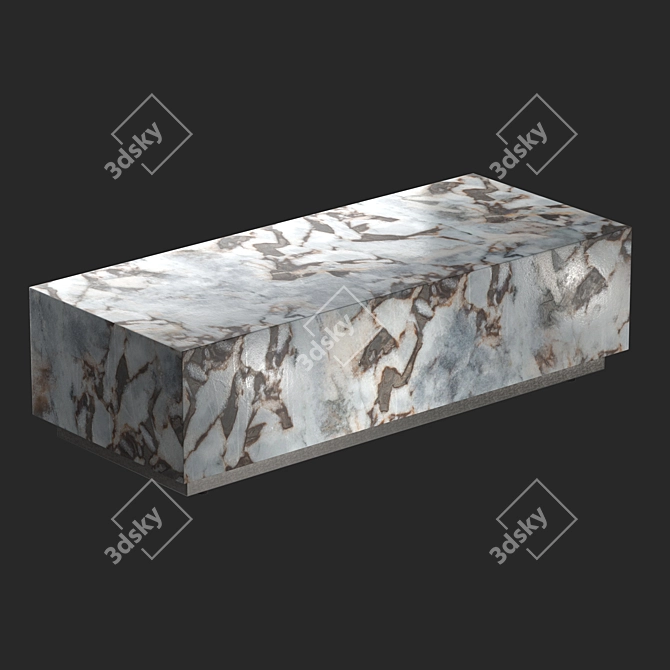 Marble Alcana Coffee Table 3D model image 2