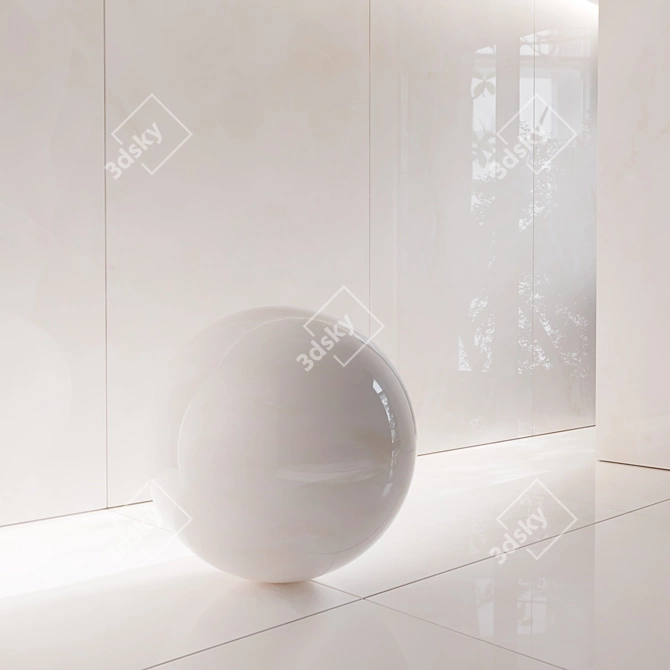 Soft Onix Ceramic Tile Kit 3D model image 3