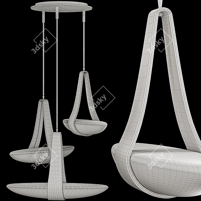 Sophia Chandelier 3D Model Collection 3D model image 7