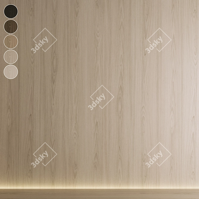  Oak 022 Seamless Wood Texture 3D model image 1