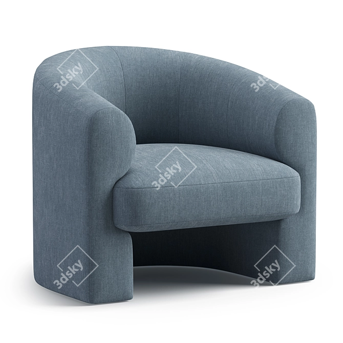 Vintage Nolami Armchair | 3D Model 3D model image 1