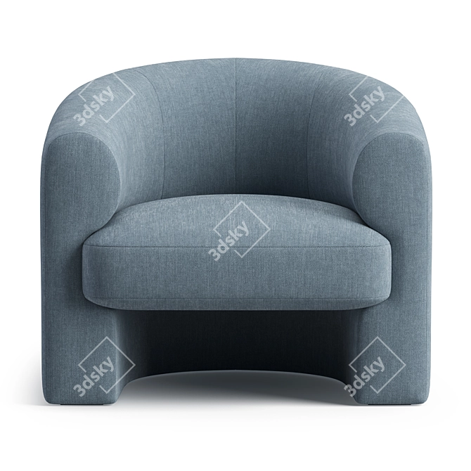 Vintage Nolami Armchair | 3D Model 3D model image 2