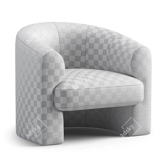 Vintage Nolami Armchair | 3D Model 3D model image 4