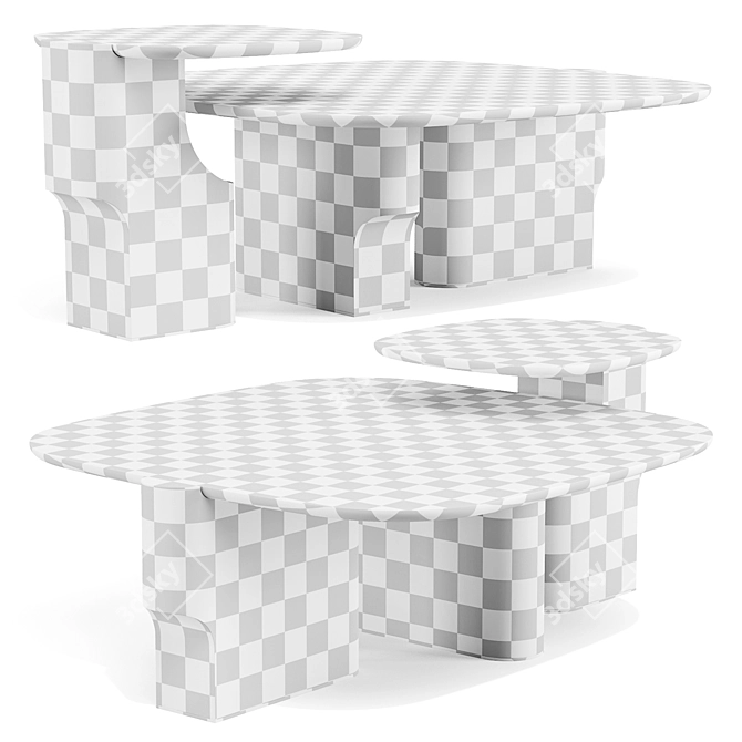 Kenya Coffee Tables Collection 3D model image 2