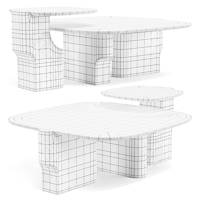 Kenya Coffee Tables Collection 3D model image 3