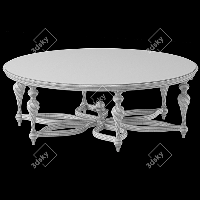 Roberto Giovannini Round Coffee Table 3D model image 3