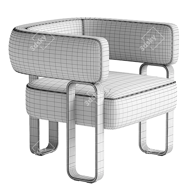 Modern Capricorn Chair, 3D Model 3D model image 3