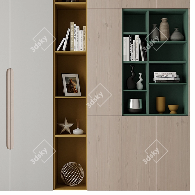 Adjustable Decor Shelf 3D model image 2