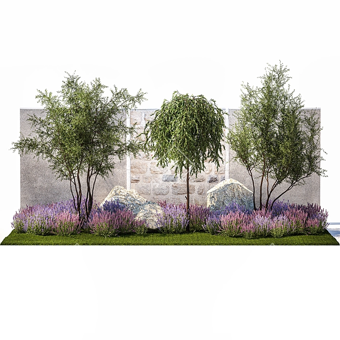 Title: Landscape Design Plant Collection 3D model image 6