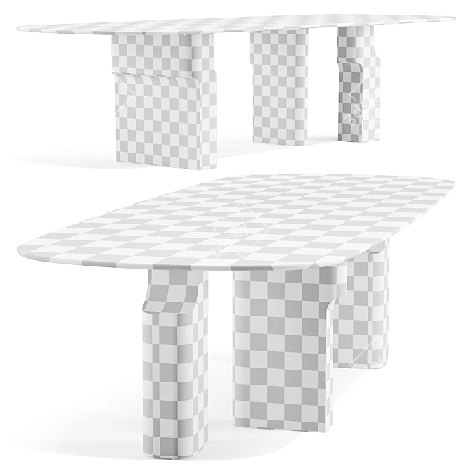 Kenya Dining Table by Paolo Castelli 3D model image 2