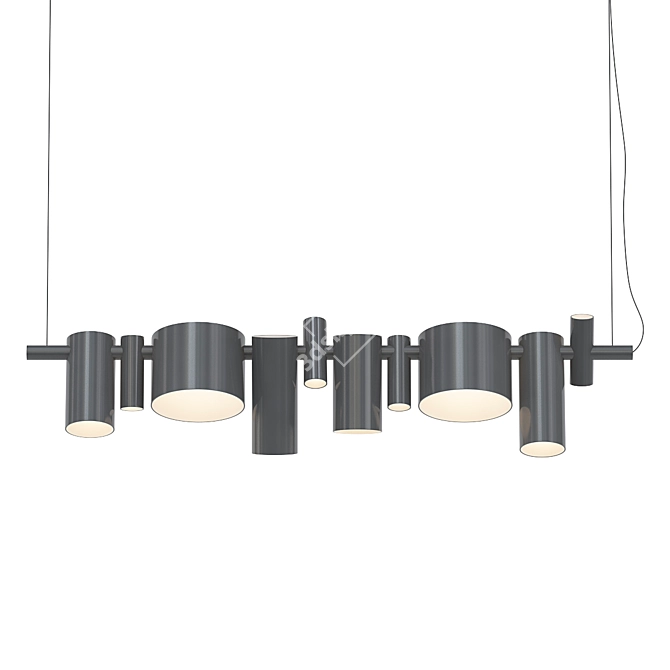 Elegant OLUCE Pendant Light 3D model image 2