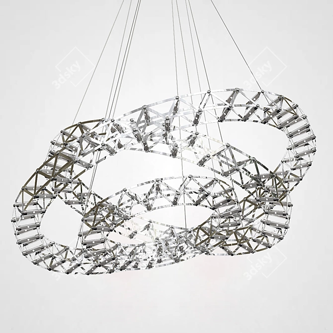 ImperiumLoft EIFFEL Pendant Chandelier 3D model image 2