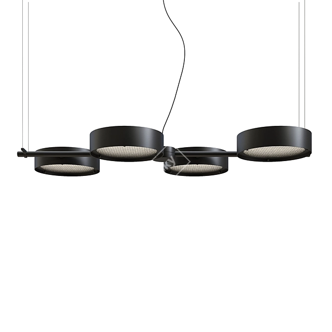 Elegant Oluce Berlin Lighting Fixture 3D model image 4