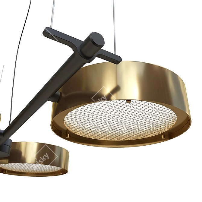 Elegant Oluce Berlin Lighting Fixture 3D model image 5