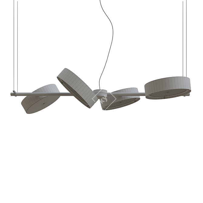 Elegant Oluce Berlin Lighting Fixture 3D model image 6